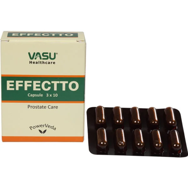 Vasu Effectto 30 Capsule (To reduce Prostate size)