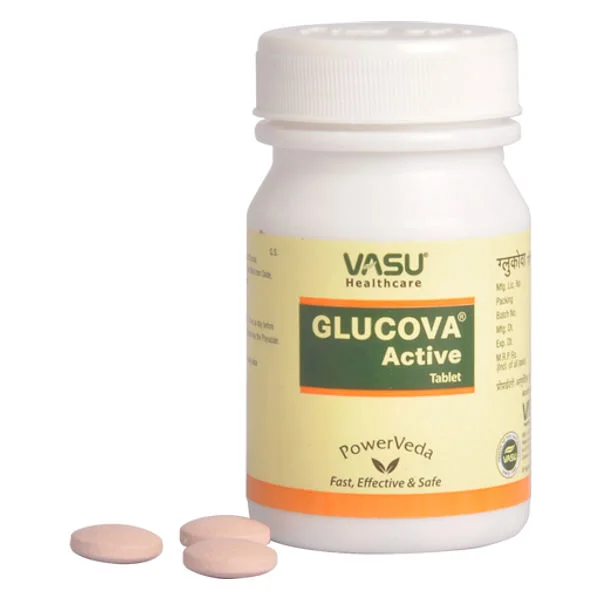 Glucova Tablet (Controls SUGAR Naturally) (60 tab)-sugar control