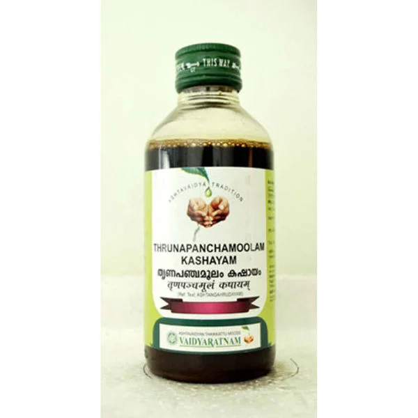Vaidyaratnam Thrunapanchamooladi Kashayam