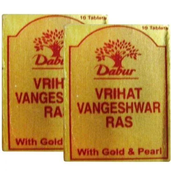 Dabur Vrihat Vangeshwar Ras with Gold & Pearl 10 Tablet