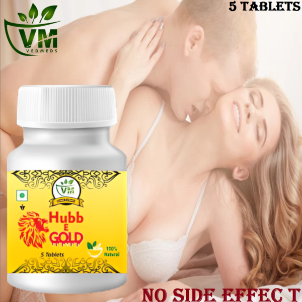VEDMEDS Hubb-E-Gold - long time stamina booster supplement - 10 Tablets for men