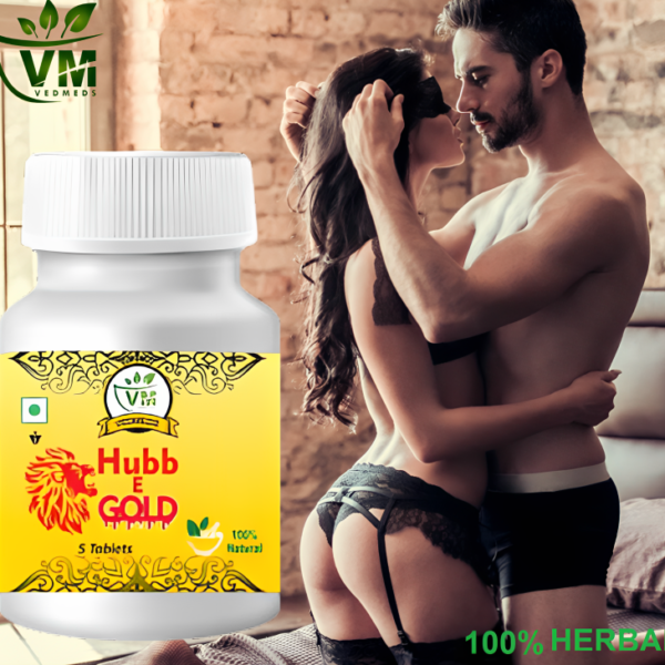 VEDMEDS Hubb-E-Gold - long time stamina booster supplement - 10 Tablets for men